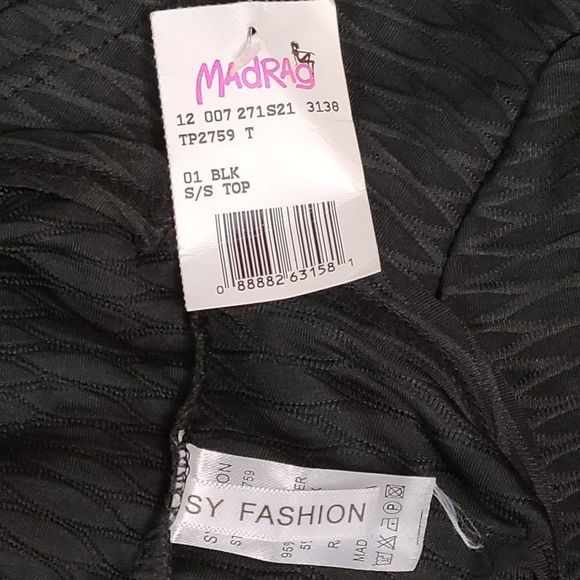 Women's Sexy Top Madrag V-Neck Front V-Shape NWT - Picture 3 of 3